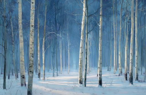 Stillness Between the Trees