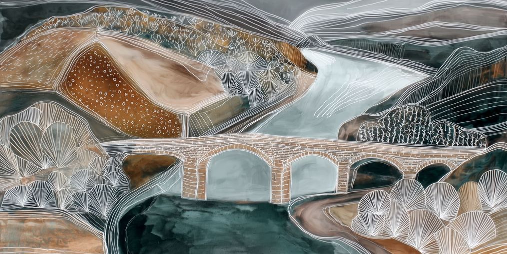 Three-Arch Stone Bridge