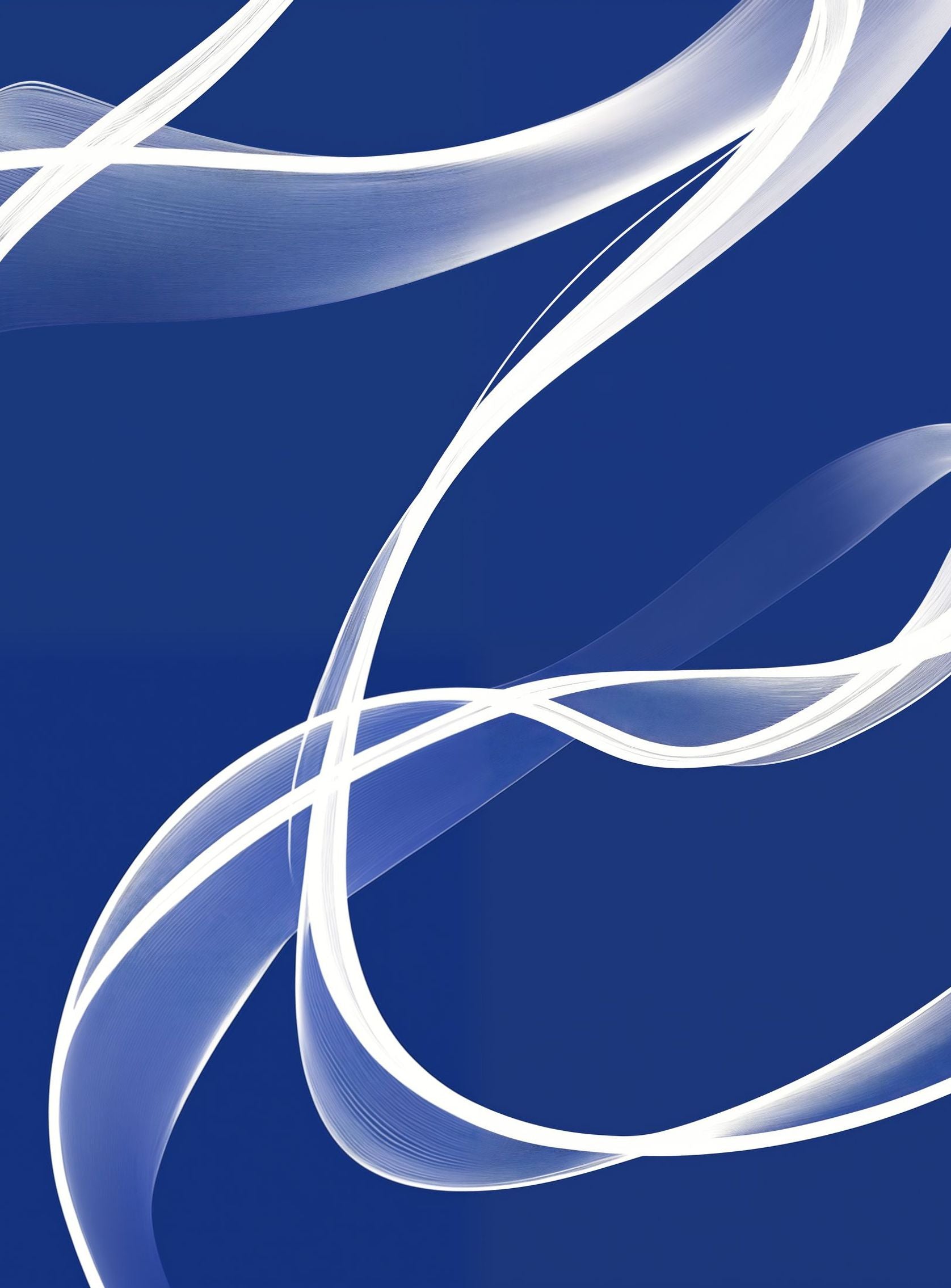 White Stroke on Blue 2