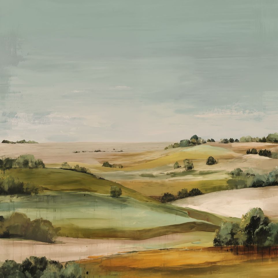 Valley with Rolling Hills