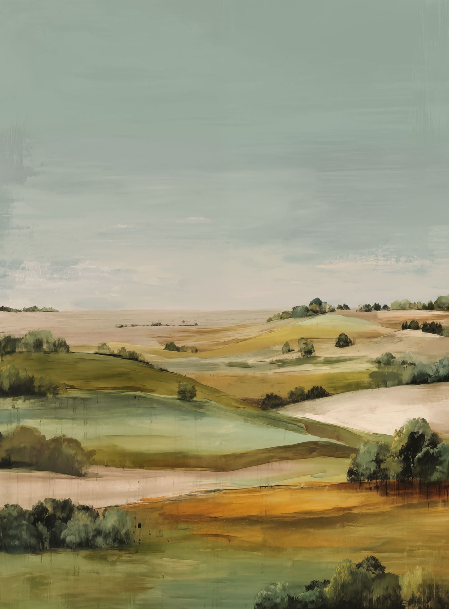 Valley with Rolling Hills