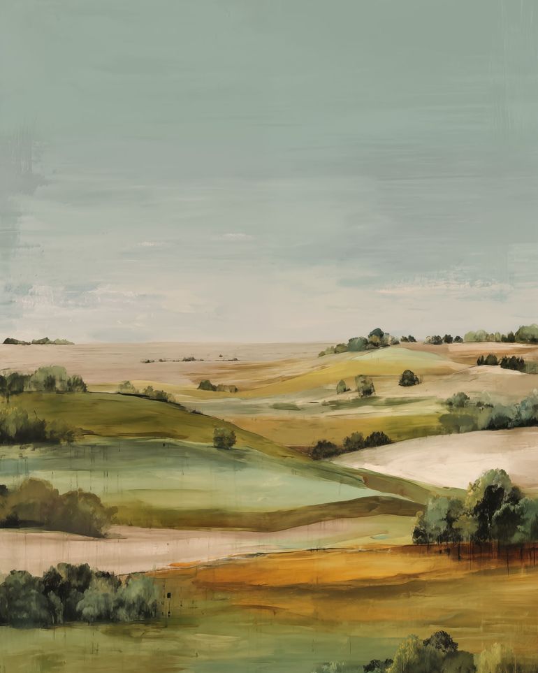 Valley with Rolling Hills