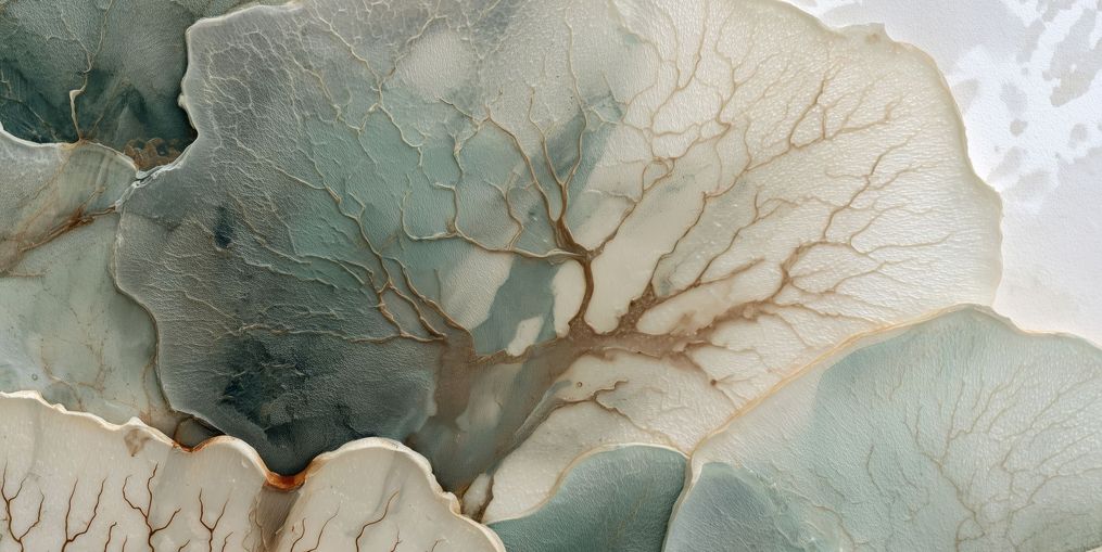 Translucent Leaves with Fine Veins