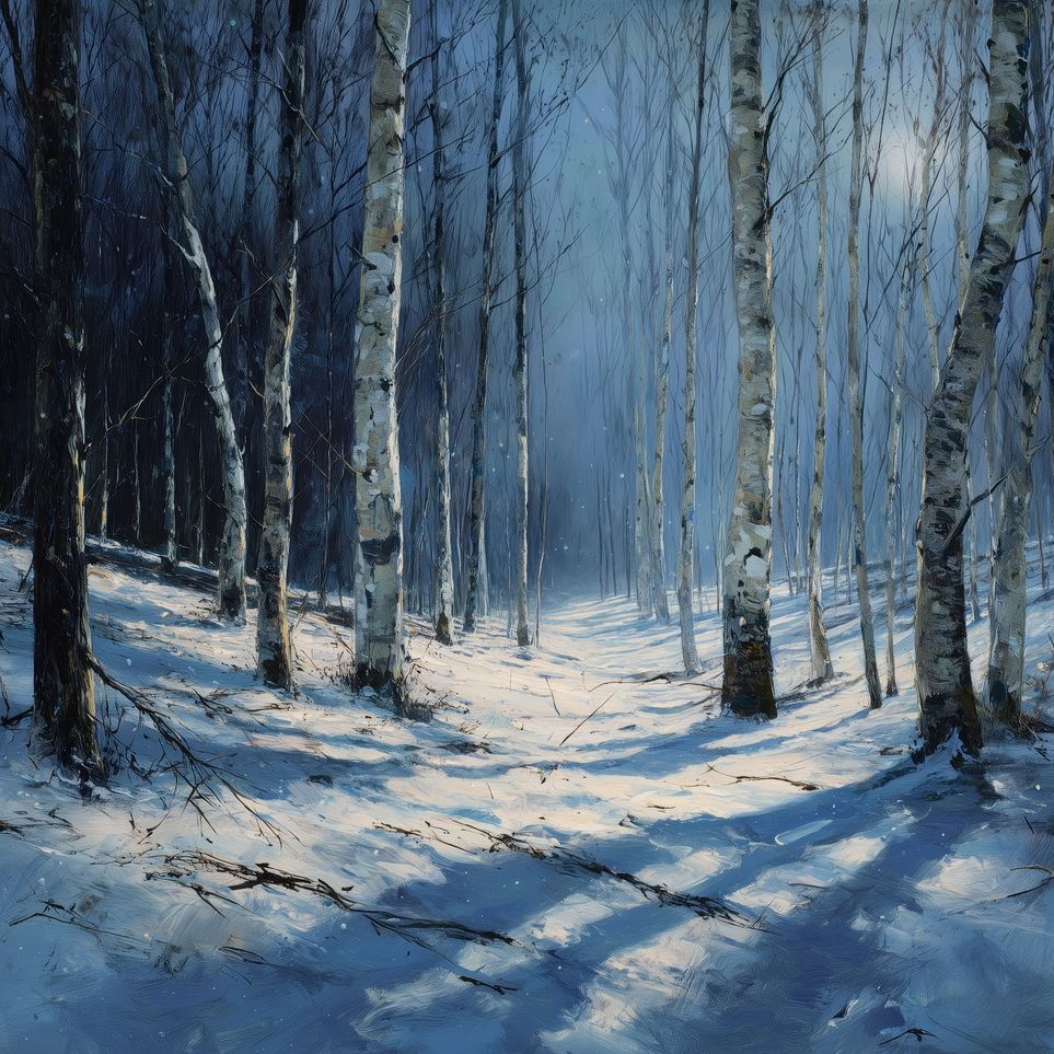 Silence Held in Blue