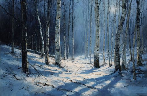 Silence Held in Blue