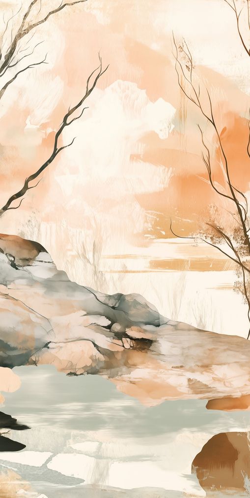 Ink Wash Over Stone Texture