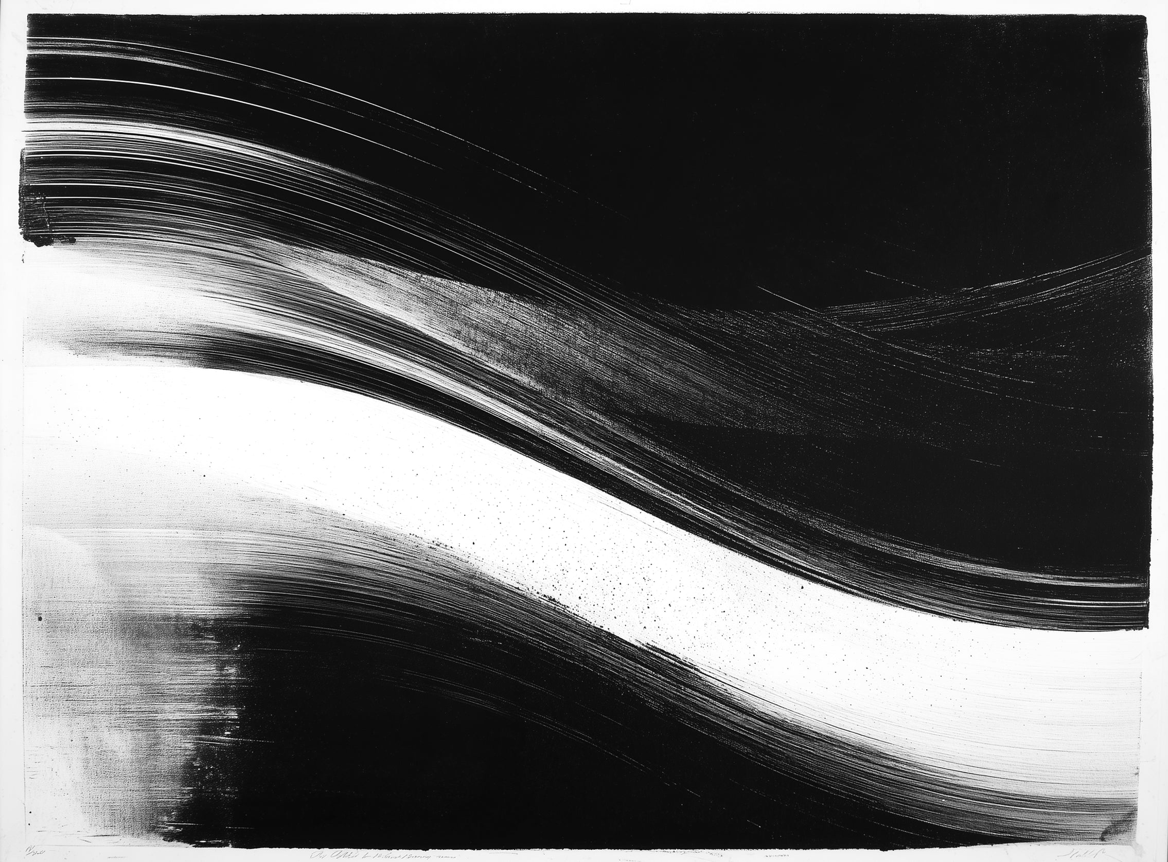Pressure across a white band