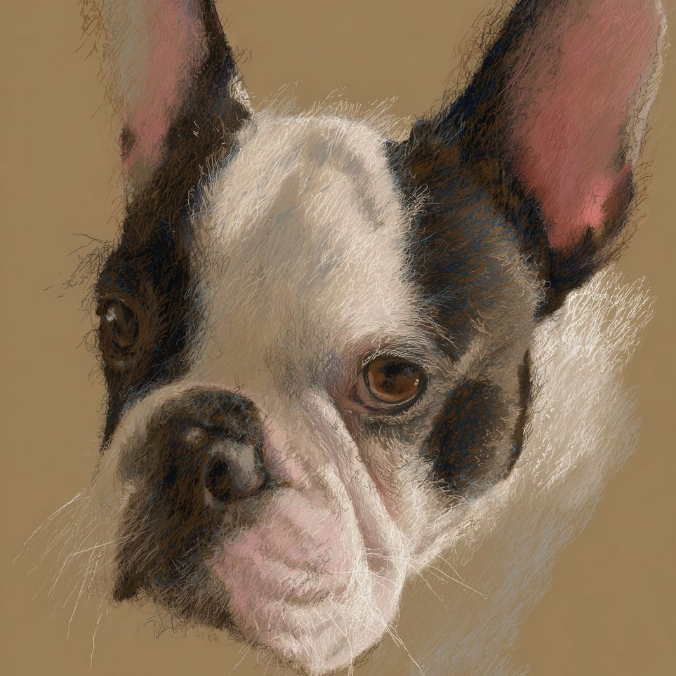 Close portrait with upright ears