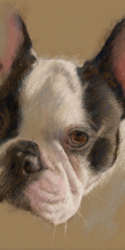 Close portrait with upright ears