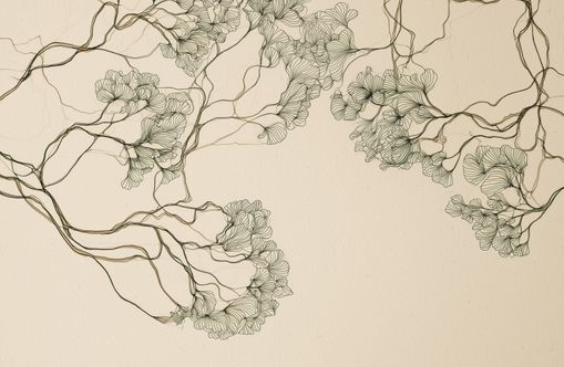 Trees Drawn in Continuous Lines