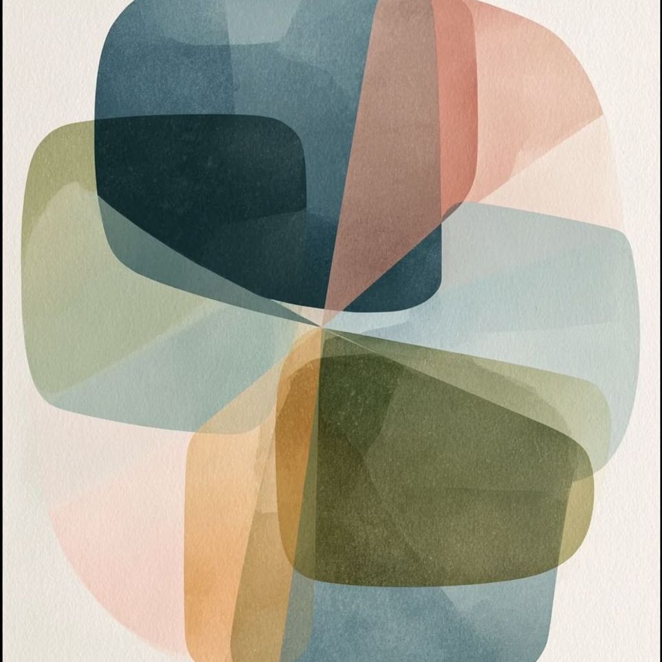 Teal turns through ochre