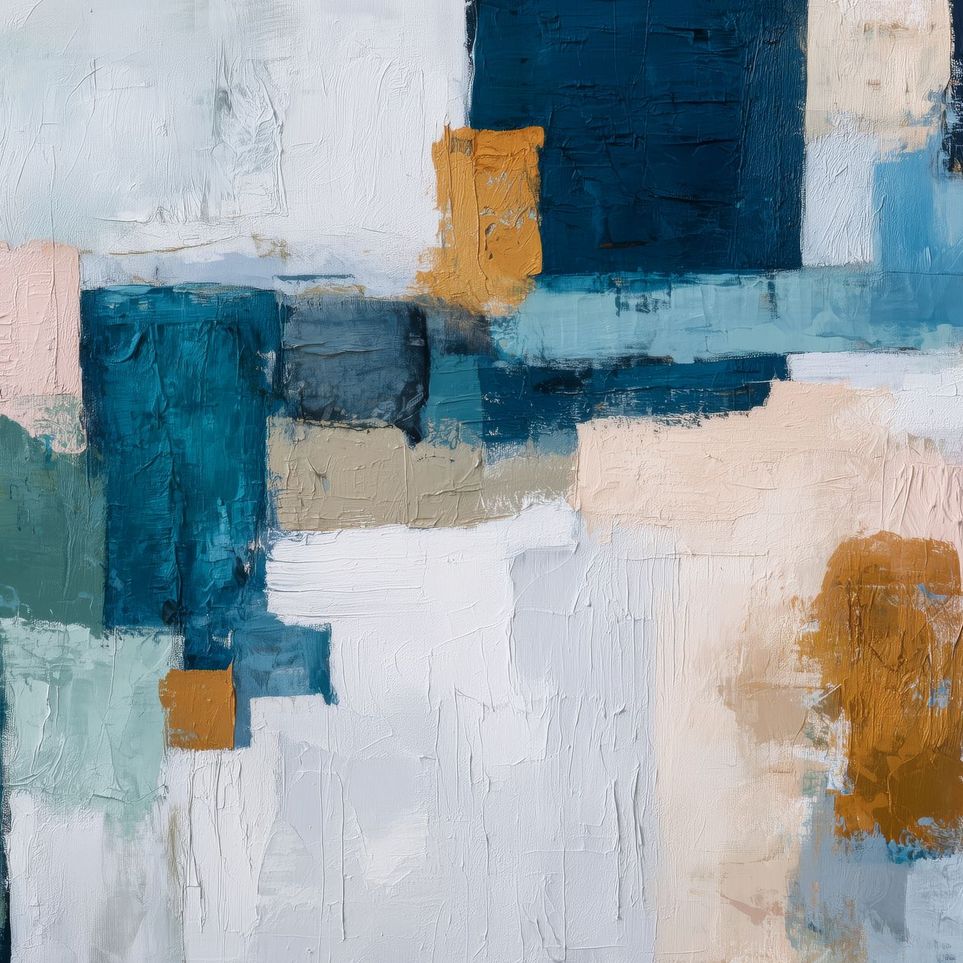 Offset Blocks Across White