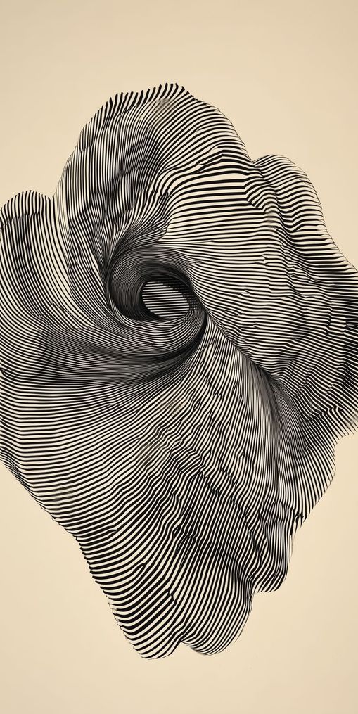 Stripes around a dark eye