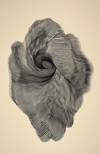 Stripes around a dark eye