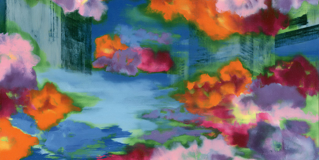 Bridges in the flower haze
