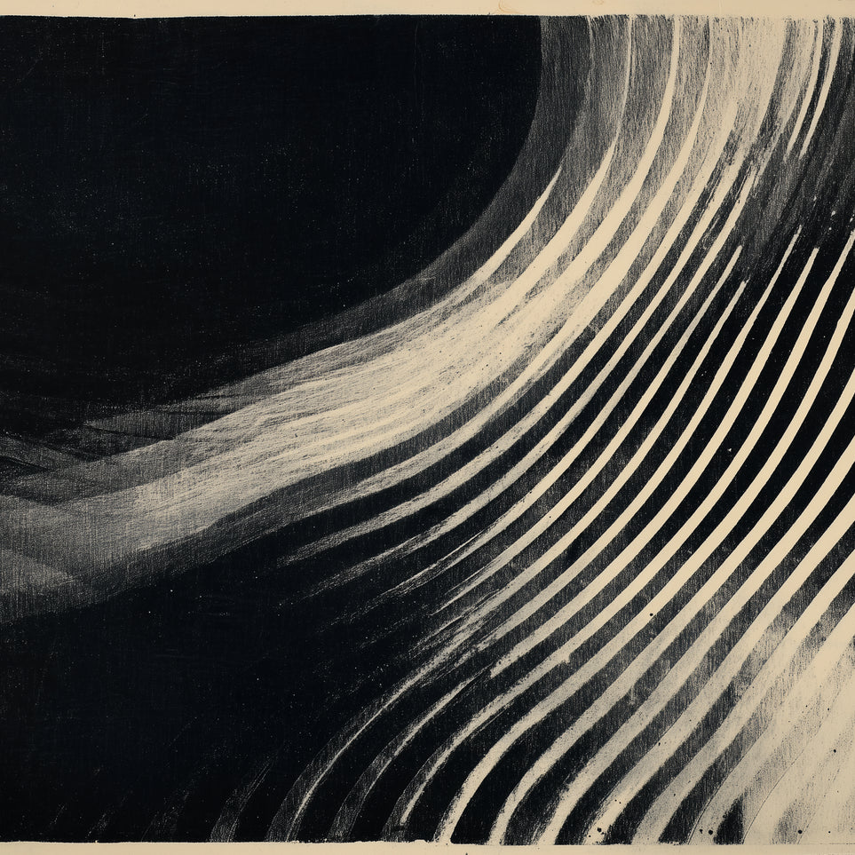 Where the dark gives way