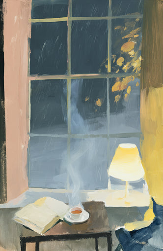 Steam in the windowlight