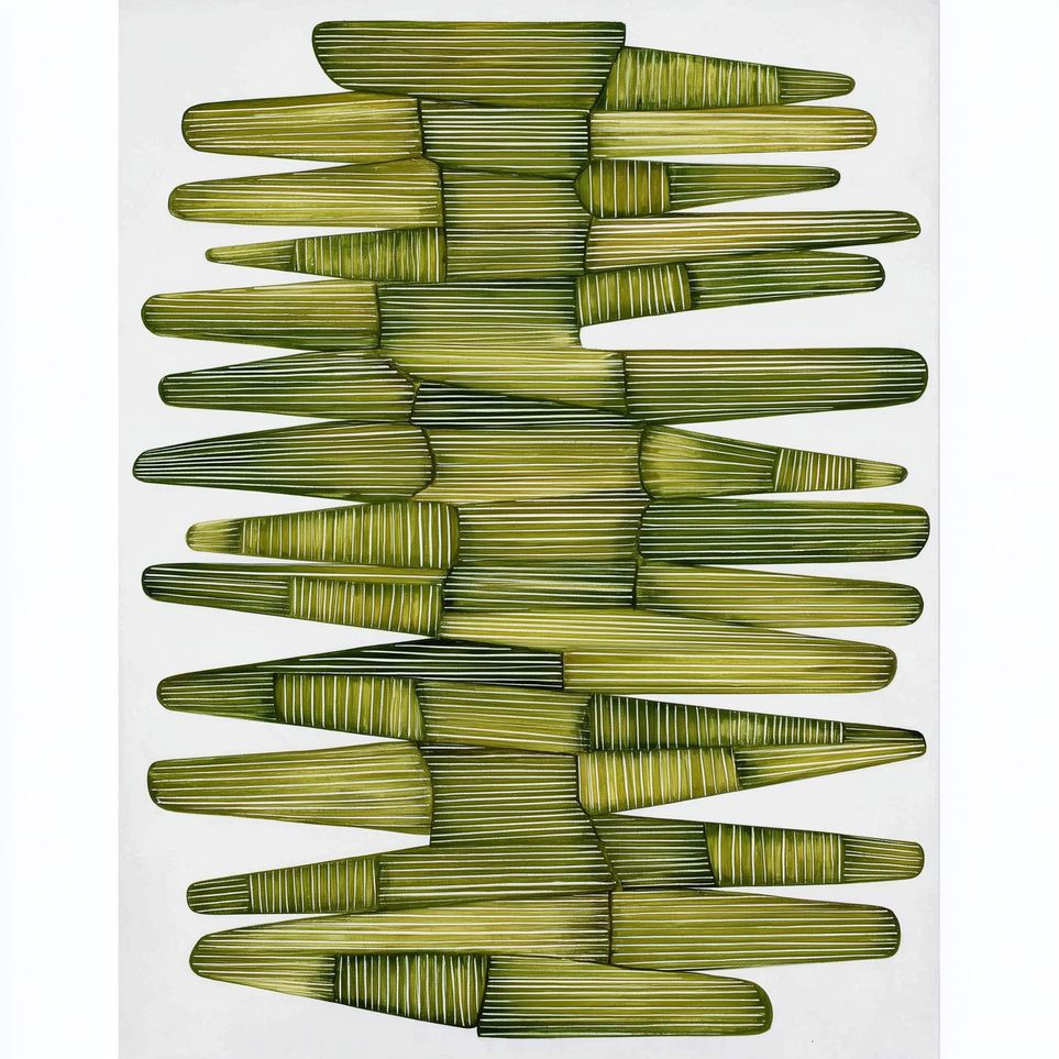 Olive green stacking lightens