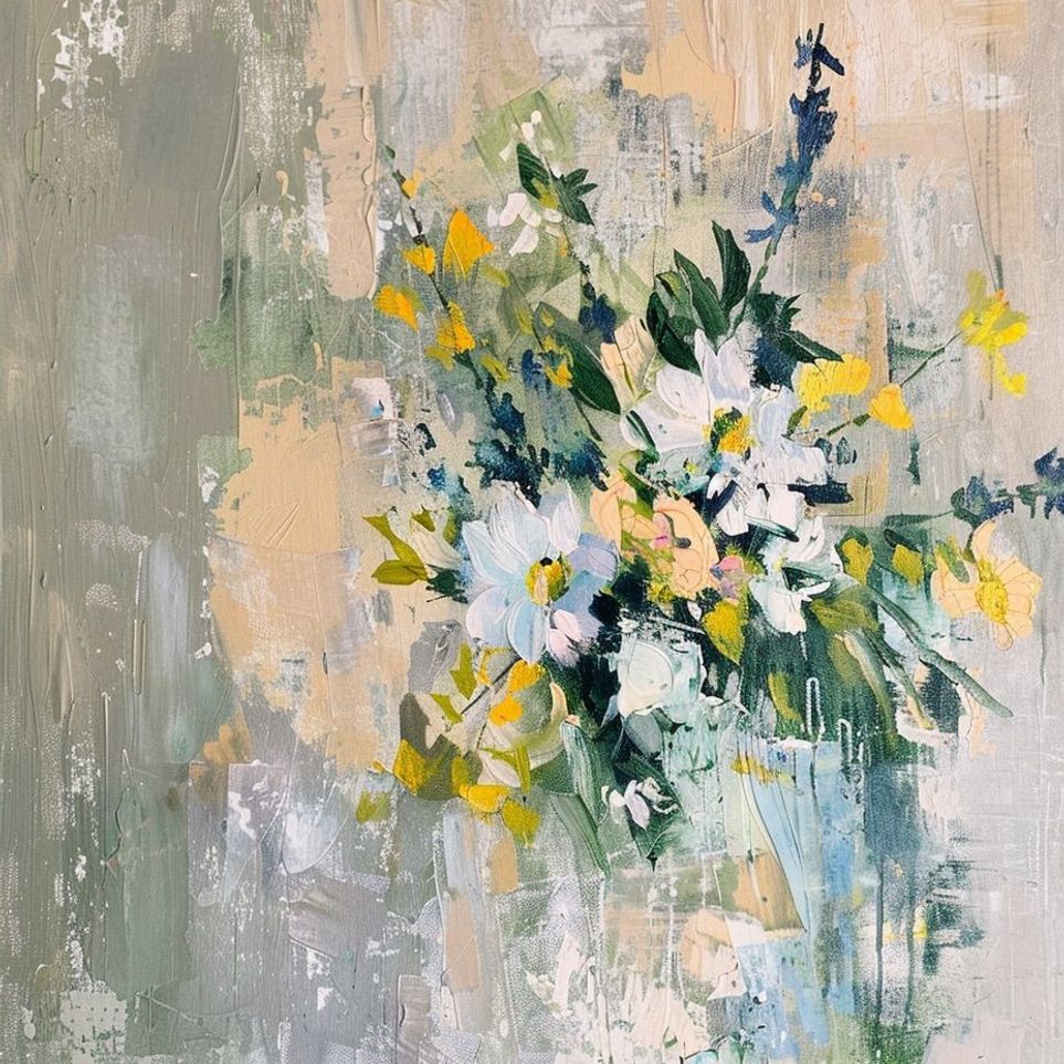 Flowers finding their way out