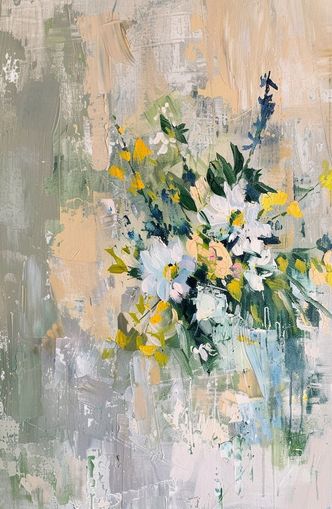 Flowers finding their way out