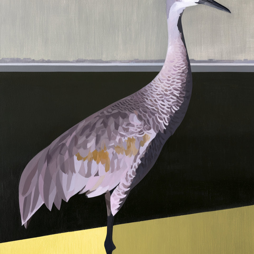 Crane at the hard horizon