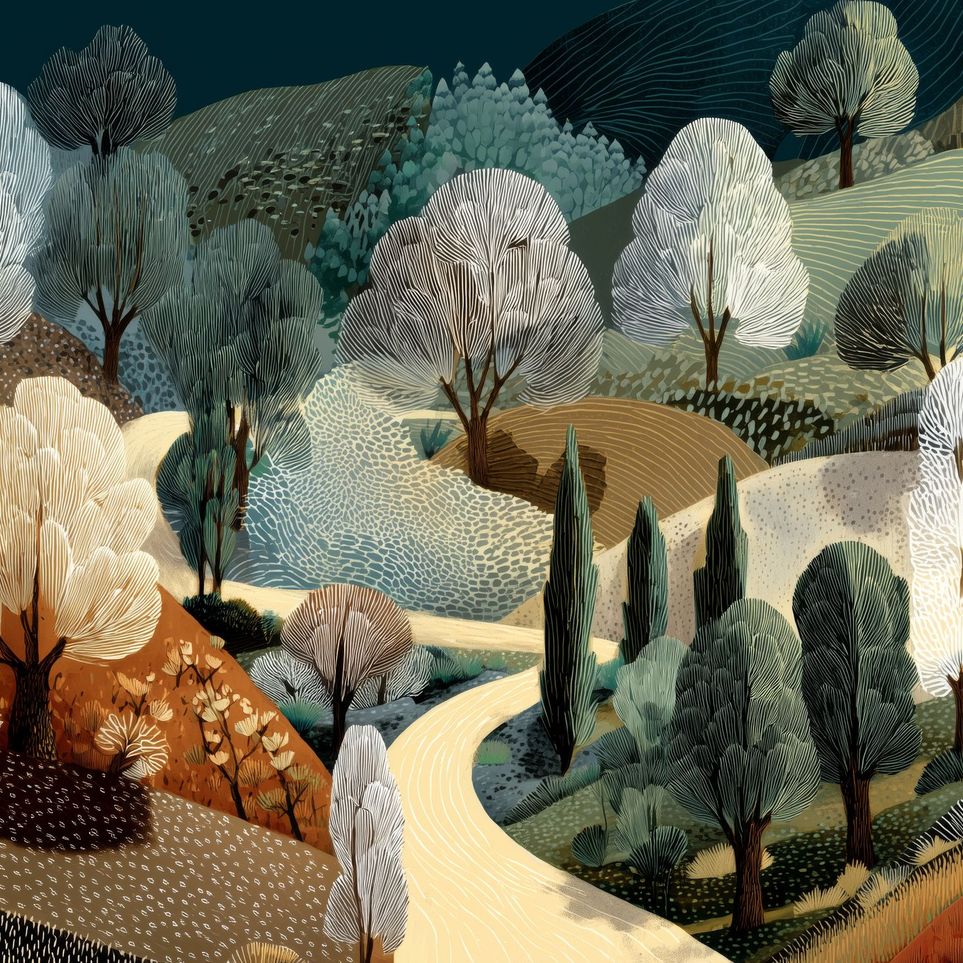 Path Beneath the Hills