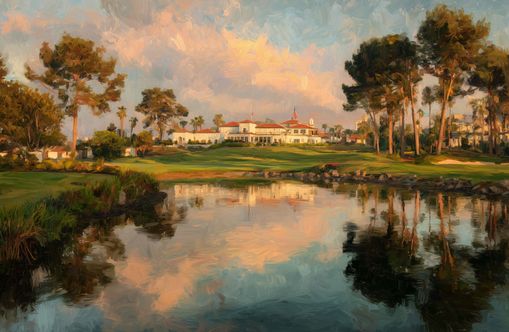 Afternoon Light on the Clubhouse