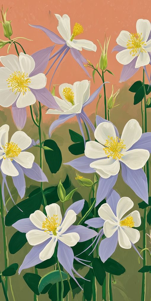 Evening Color in the Flowers
