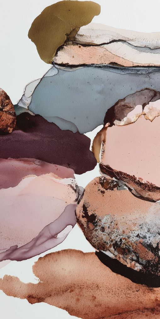 Pink and Stone Forms