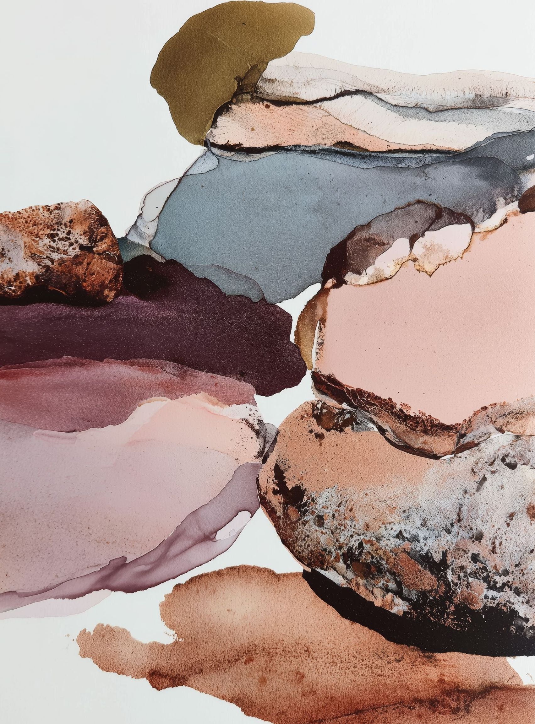 Pink and Stone Forms