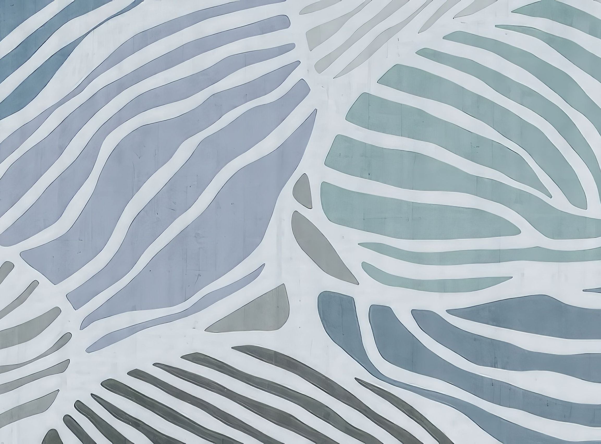 Graphic Leafs, Blue