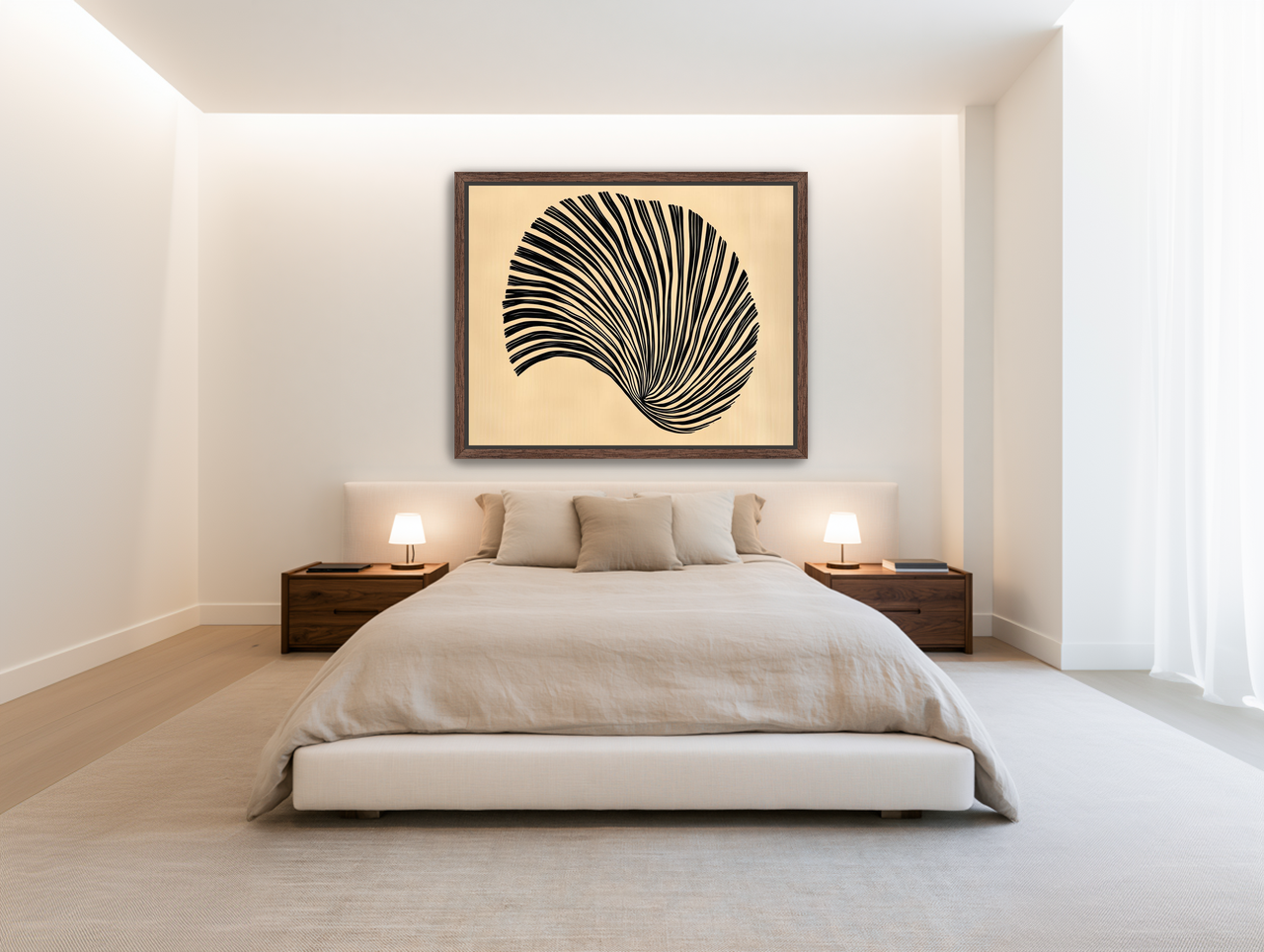 A spiral under strain room view