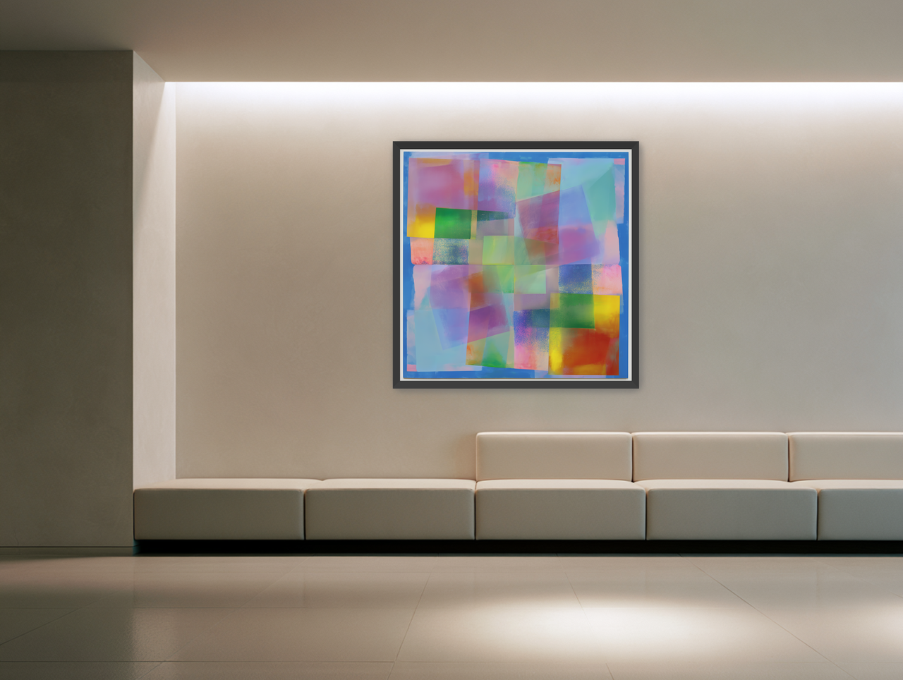 Soft pressure in layers room view