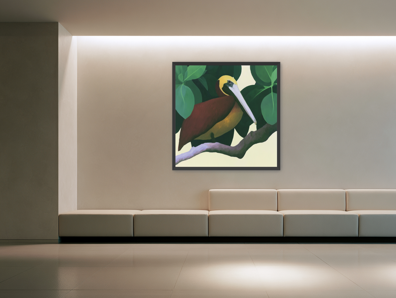 Stillness in the leaves room view