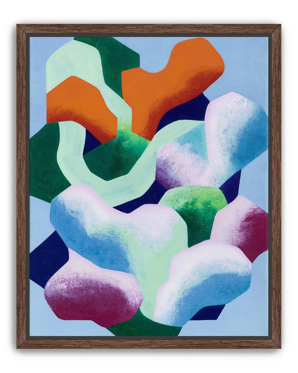 Soft edged color blocks