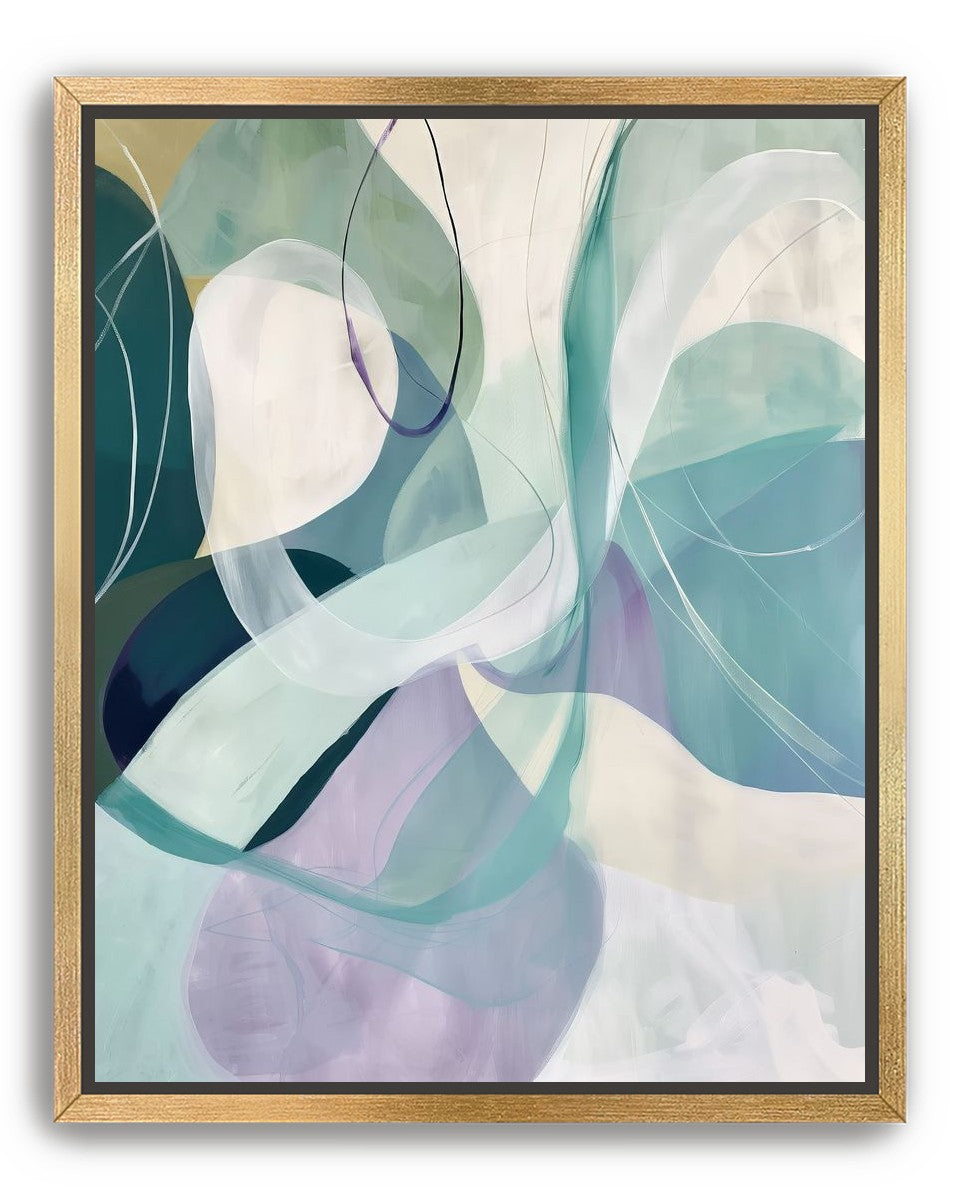 Teal and Lavender Arcs