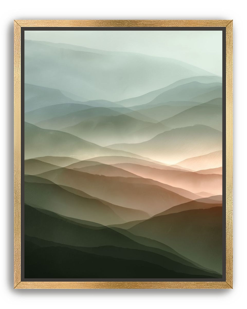Mountains in Haze