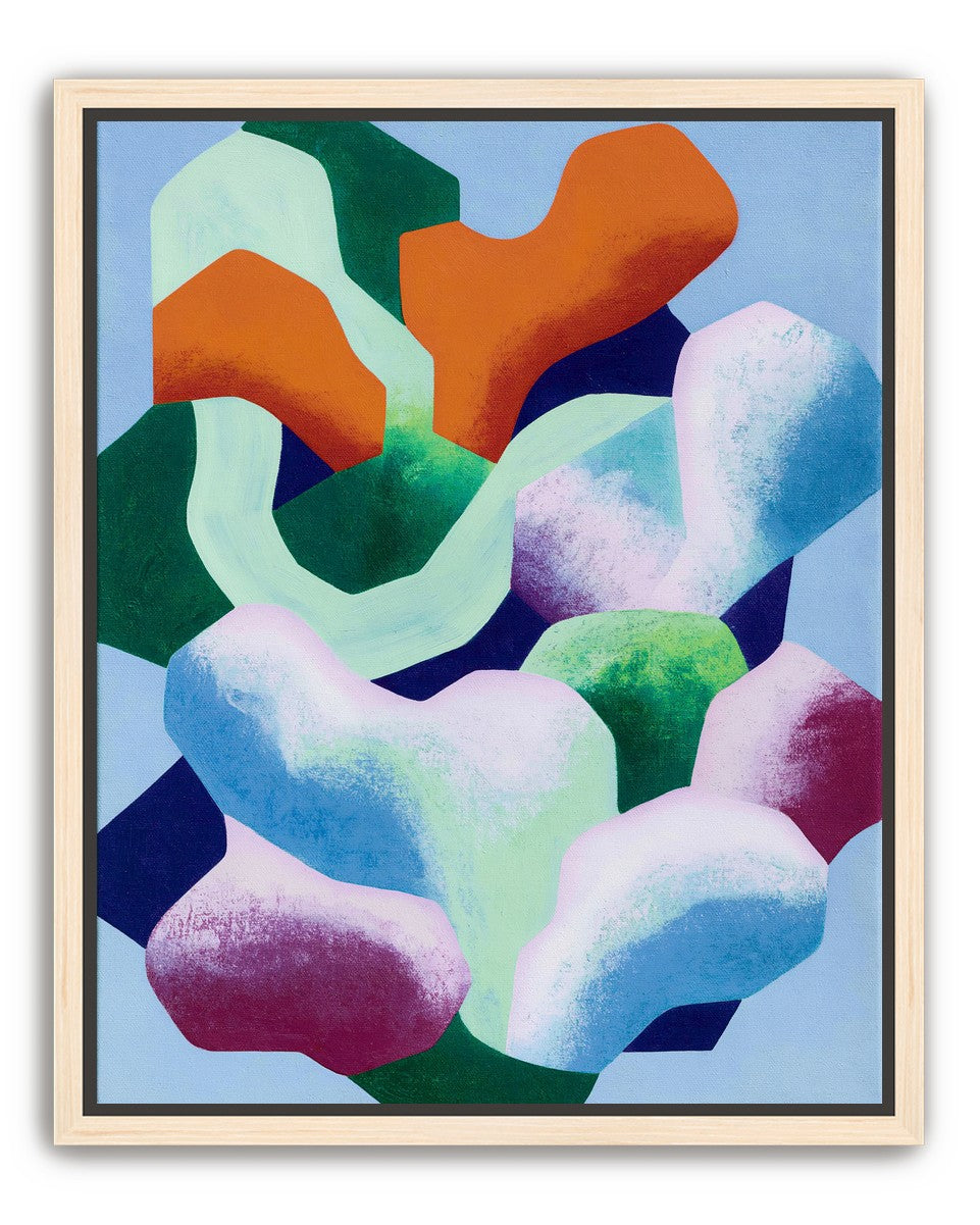 Soft edged color blocks