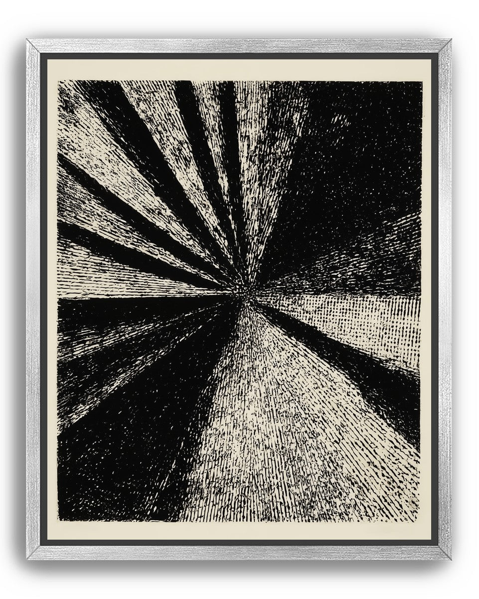 Black rays into grain