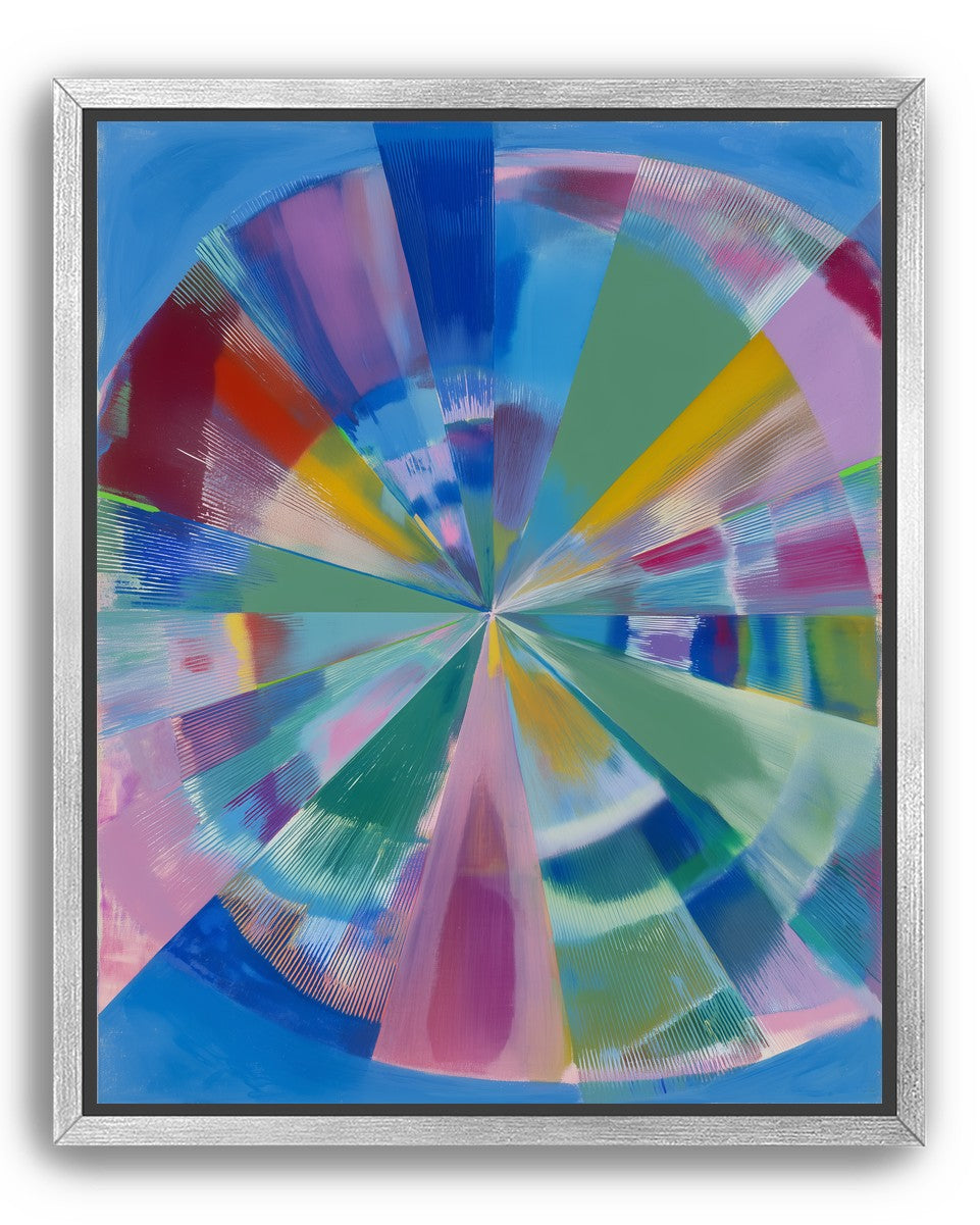 Scraped color at the center