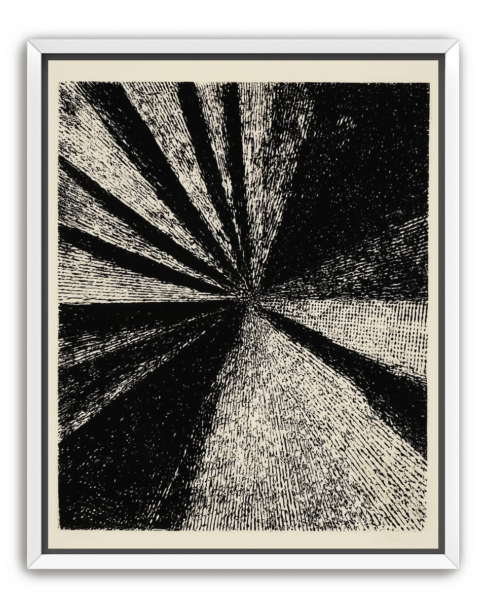 Black rays into grain