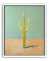 Saguaro beneath a pale sky