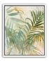 Palm leaves in pale wash