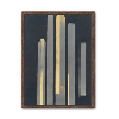Yellow seeping through gray bars
