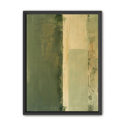 Pale seam in olive field