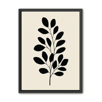 Plant Cutout on Cream