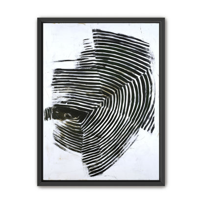 Black bands in white scrape