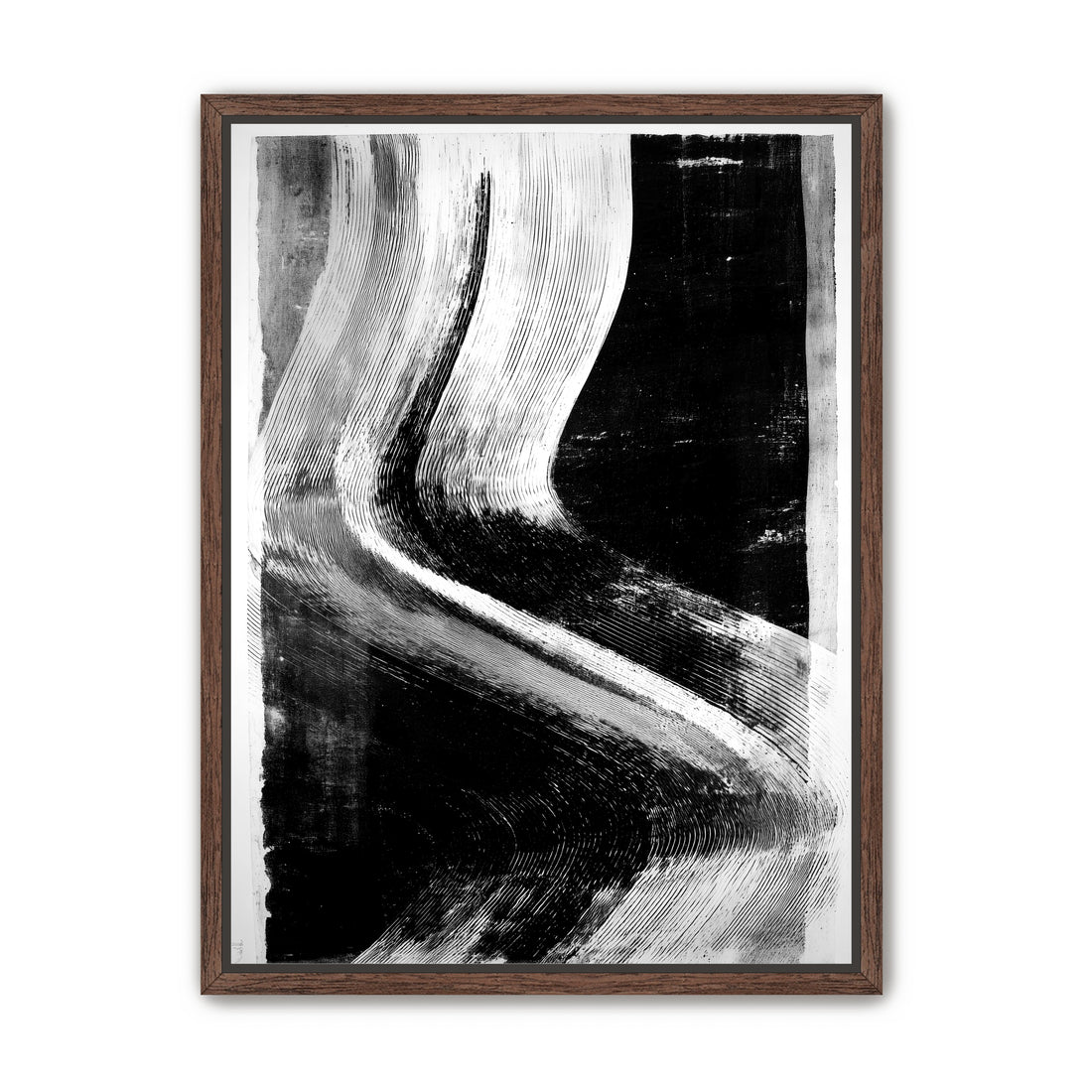 White sweep through black