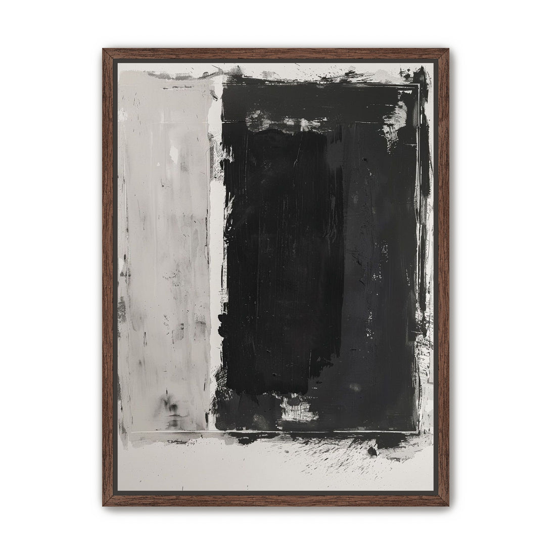 Black weight on gray ground