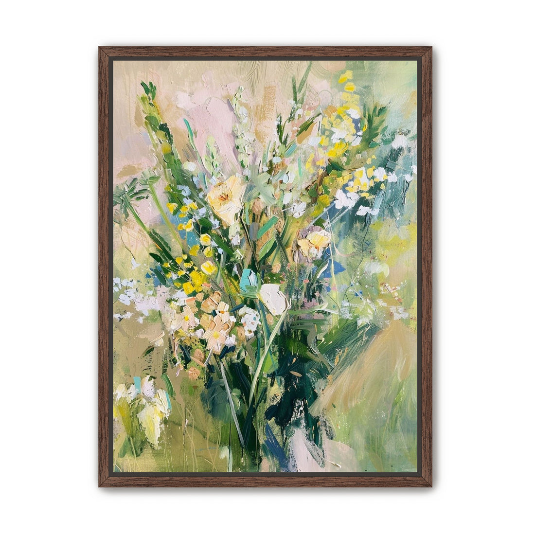 Wildflowers leaning into light